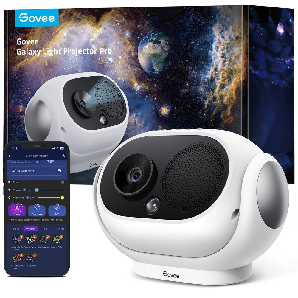 Govee H6092 Galaxy Light Projector Pro Projektor gwiazd, lampka nocna
